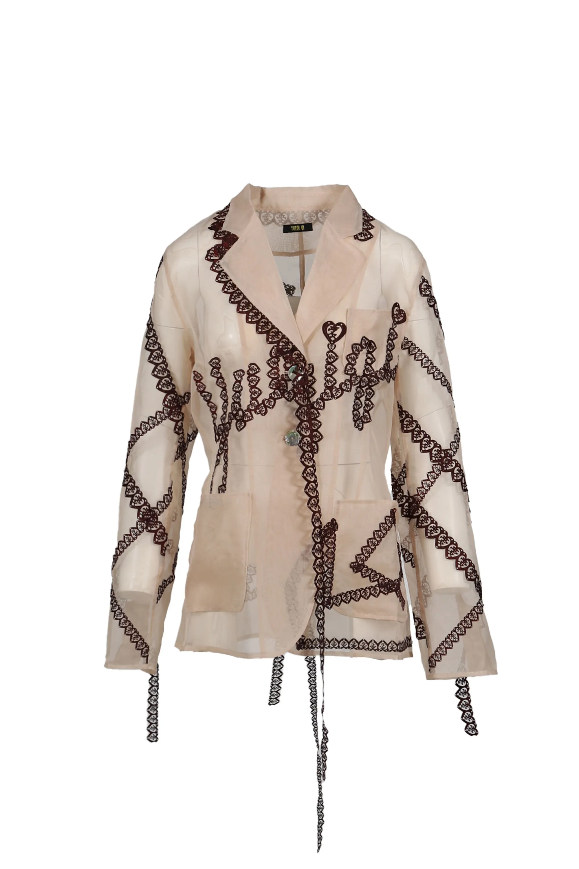 TAUPE X-RAY CHORE JACKET / NUDE BUR
