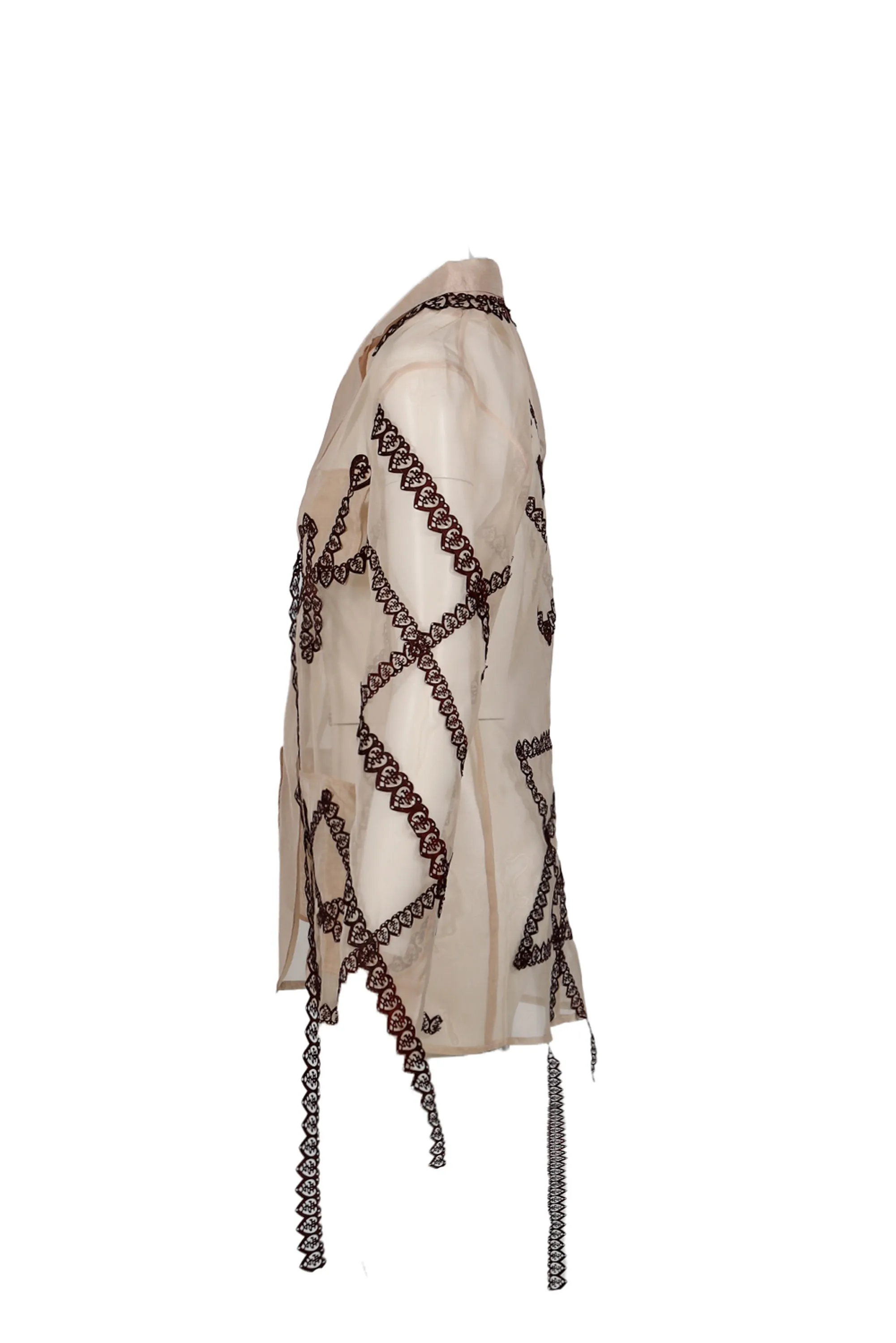 TAUPE X-RAY CHORE JACKET / NUDE BUR