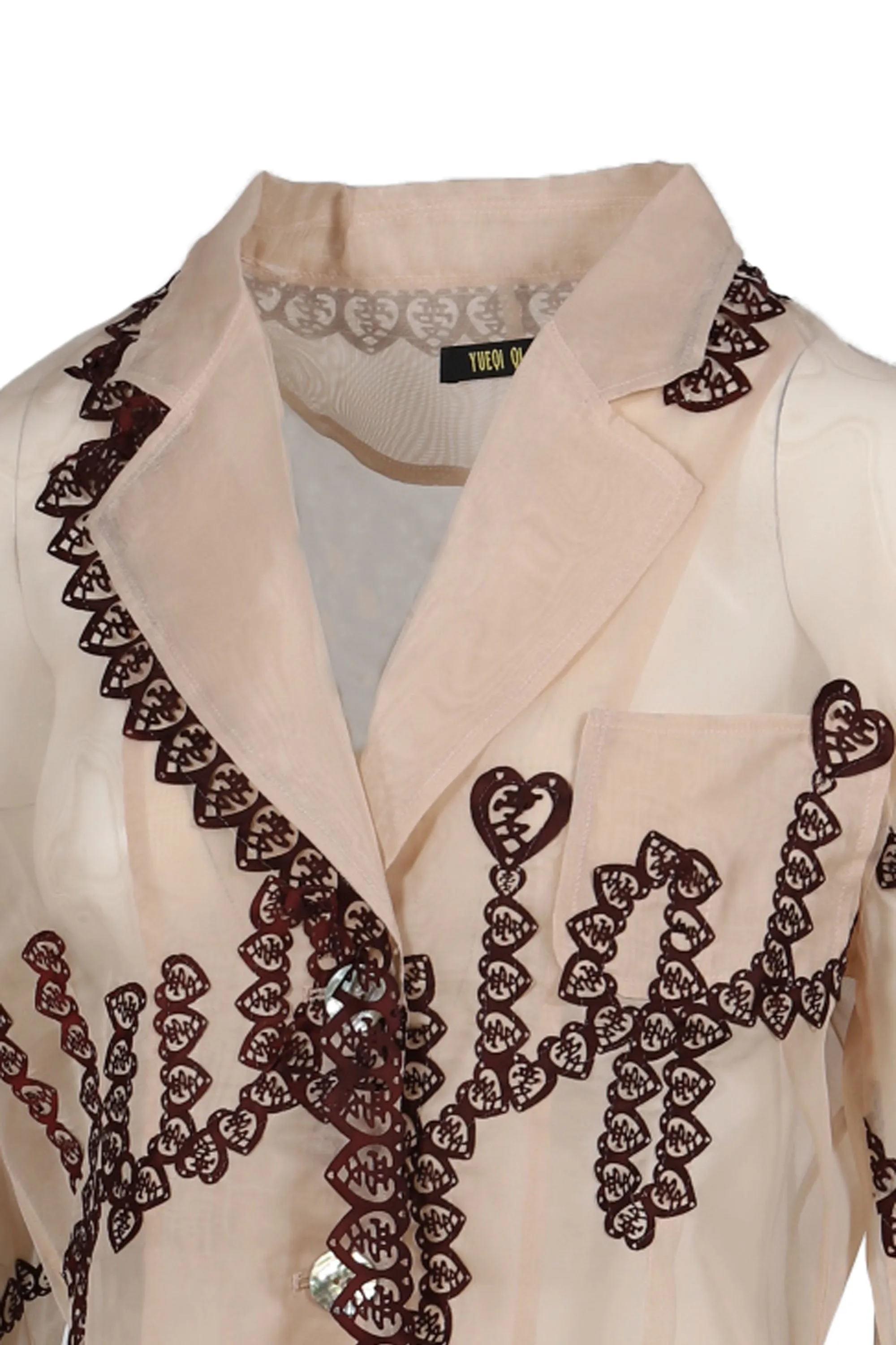 TAUPE X-RAY CHORE JACKET / NUDE BUR