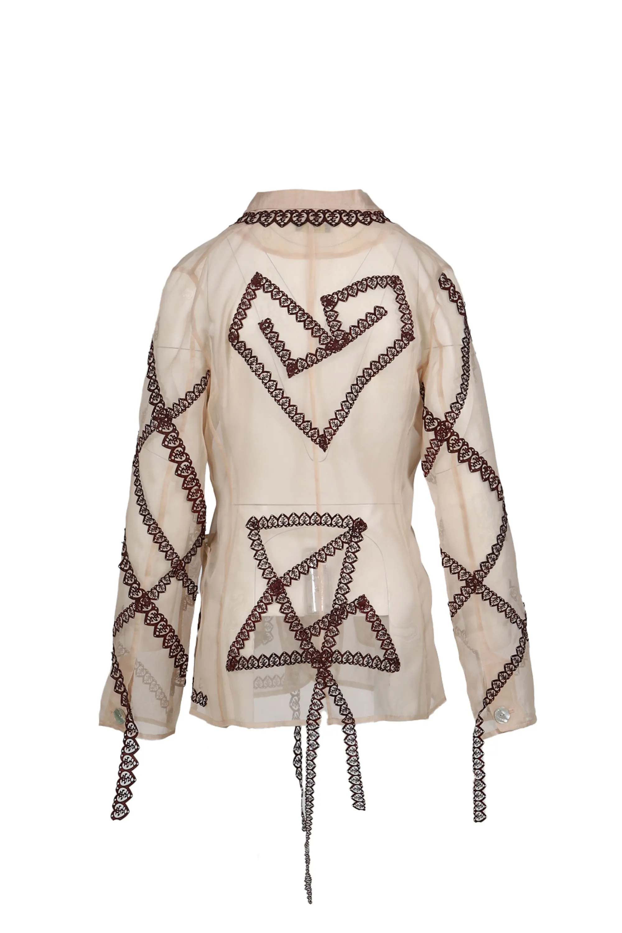 TAUPE X-RAY CHORE JACKET / NUDE BUR
