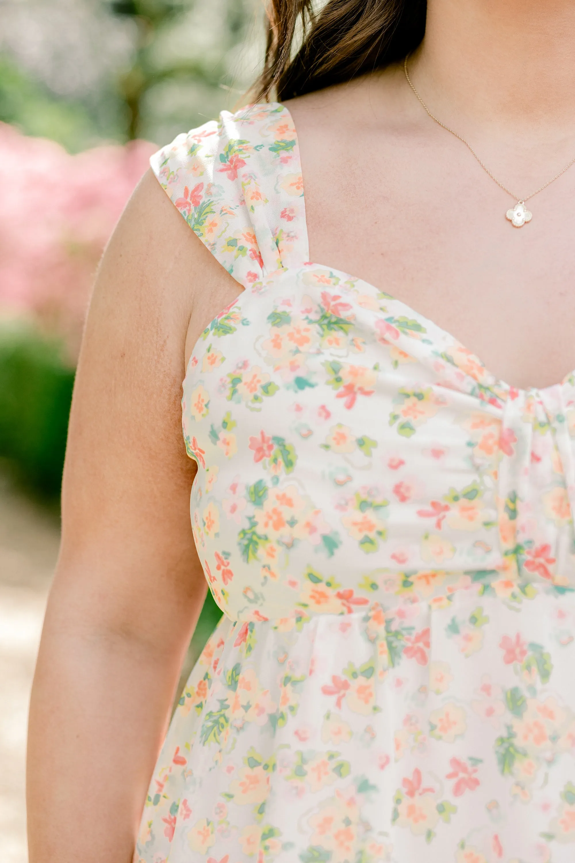 The Bells Are Ringing Babydoll Tank, Ivory