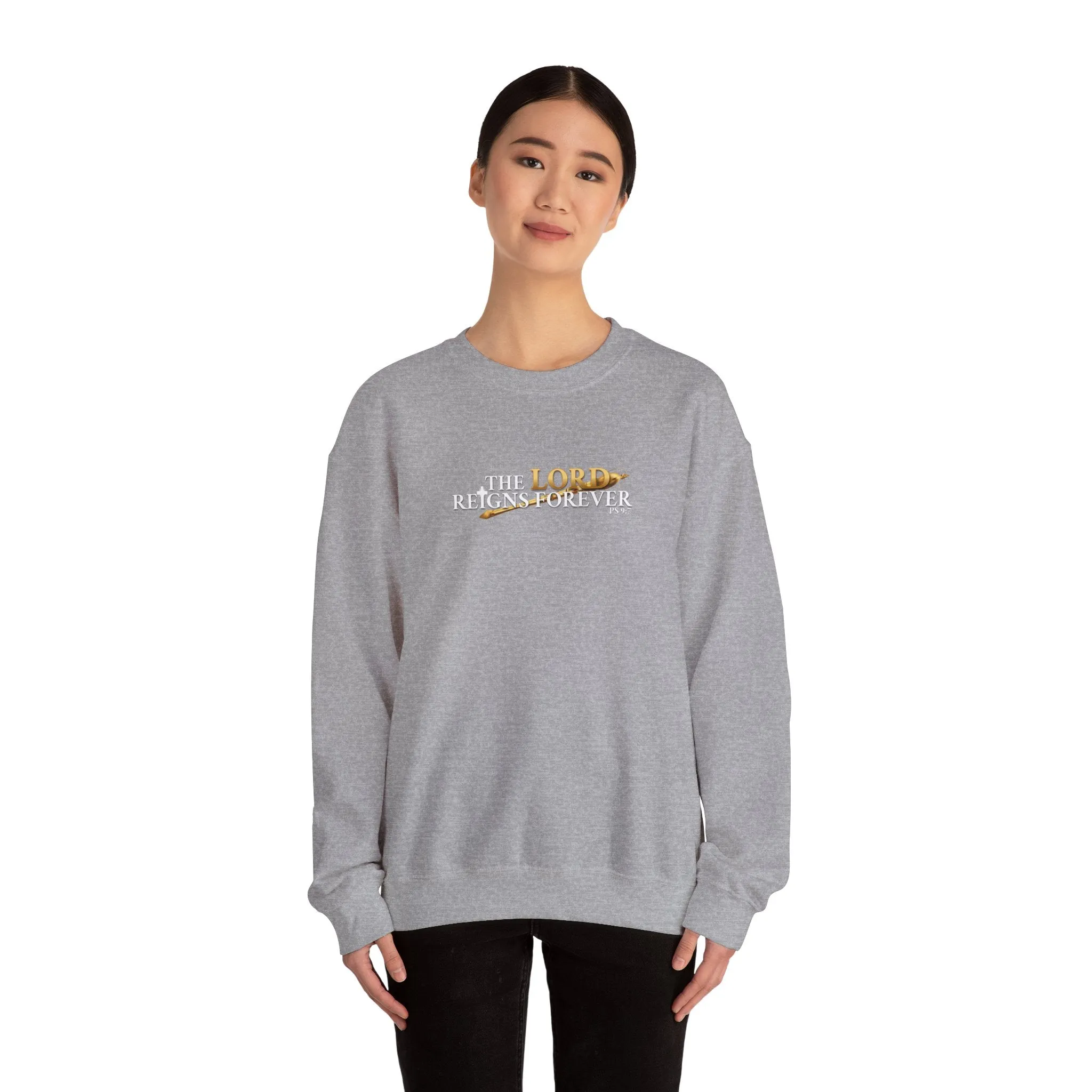 The Lord Reigns Forever Men’s Unisex Heavy Blend™ Crewneck Sweatshirt