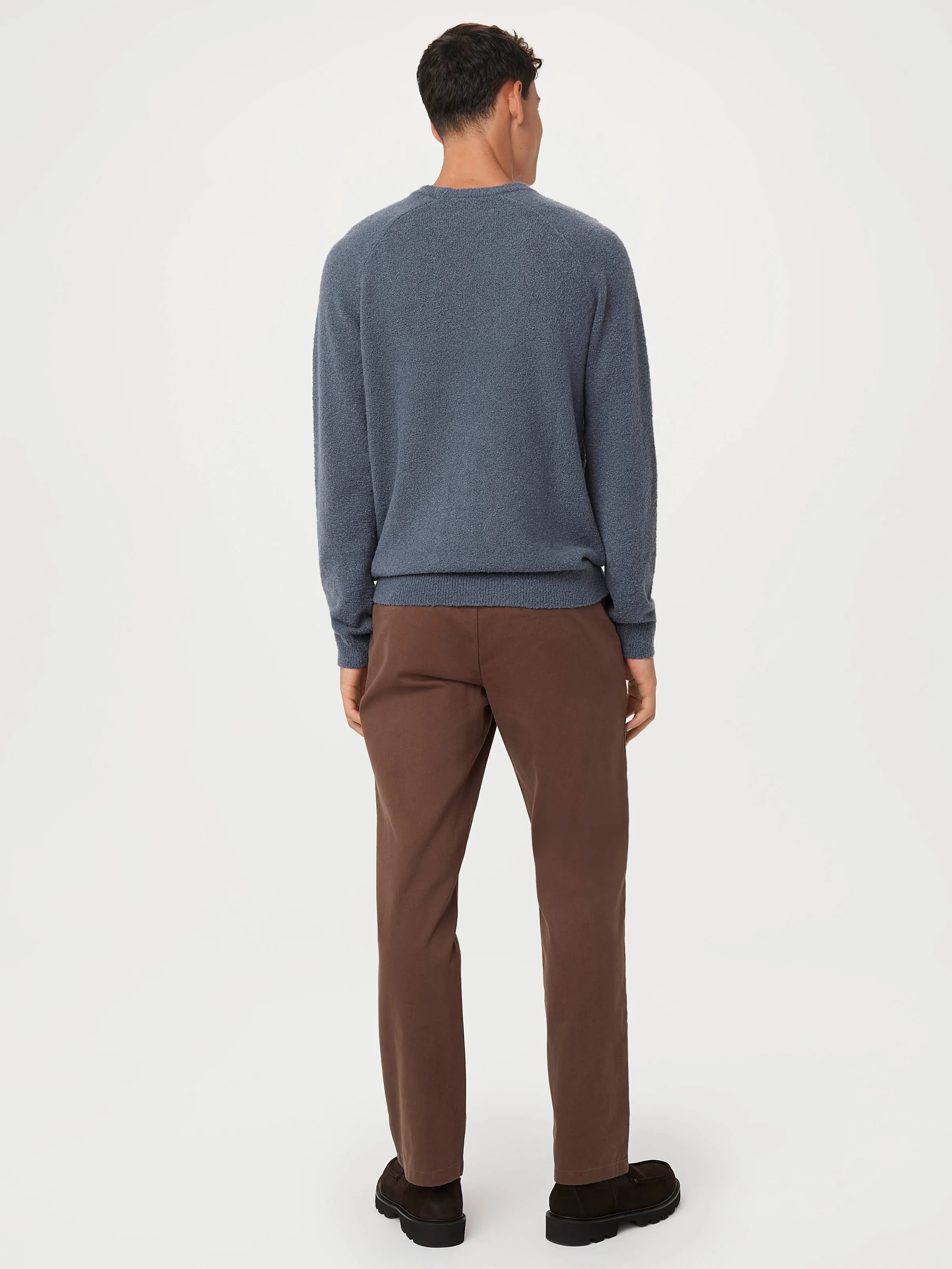 The Seawool® Boucle Sweater in Forest Green