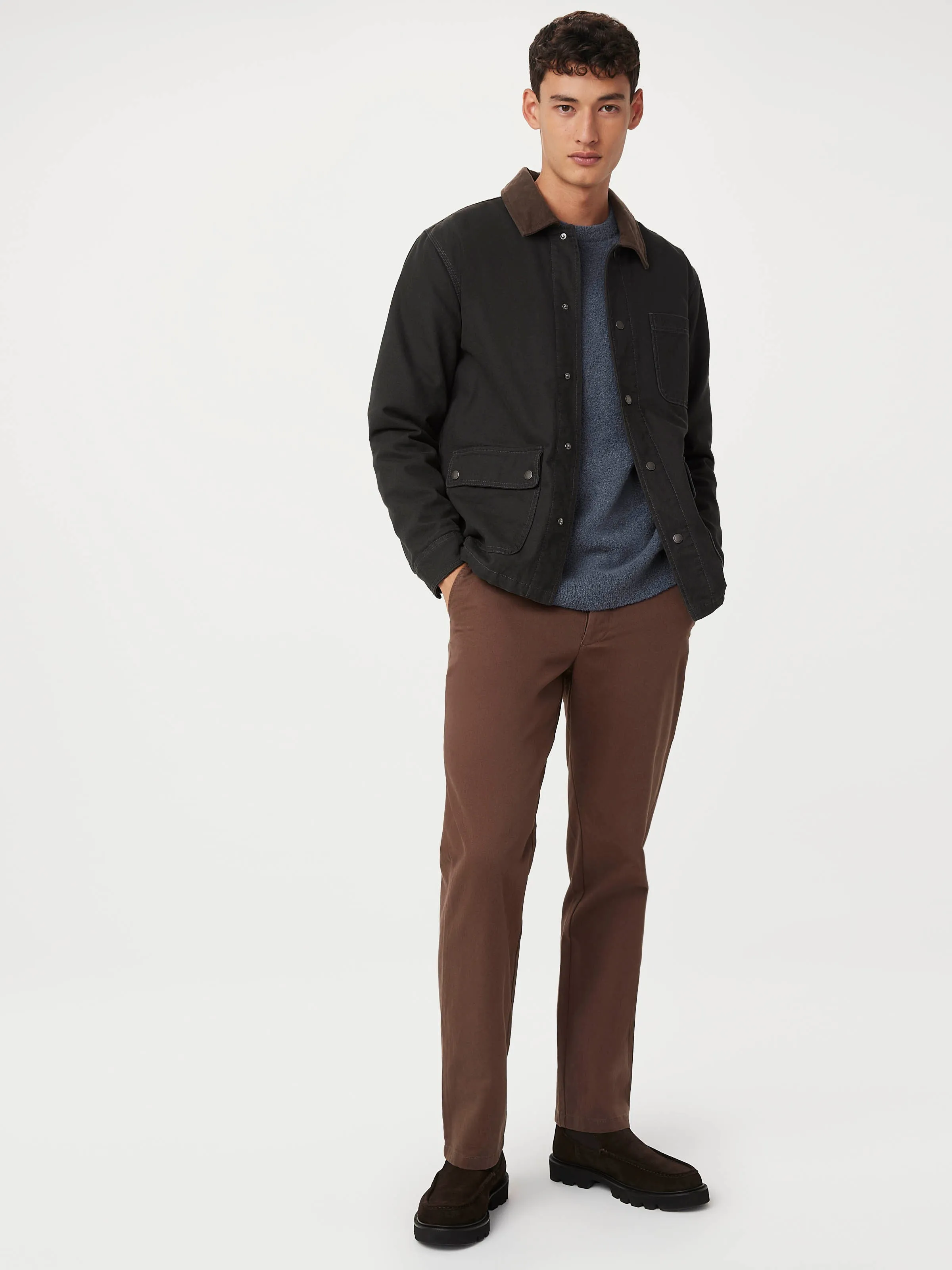 The Seawool® Boucle Sweater in Forest Green