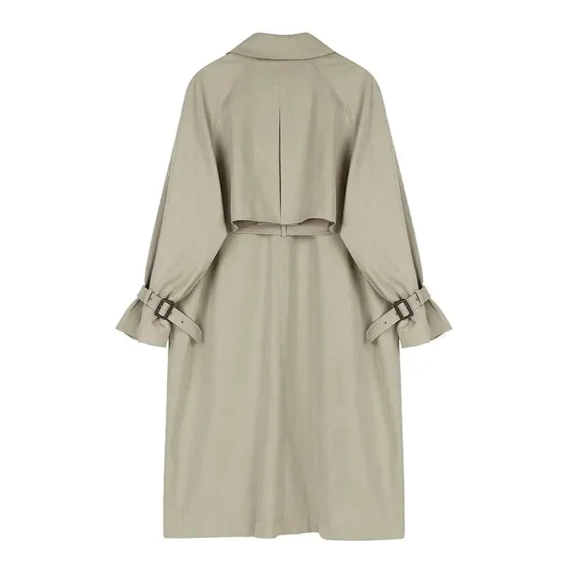 The Teagan Long Sleeve Trench Coat - Multiple Colors