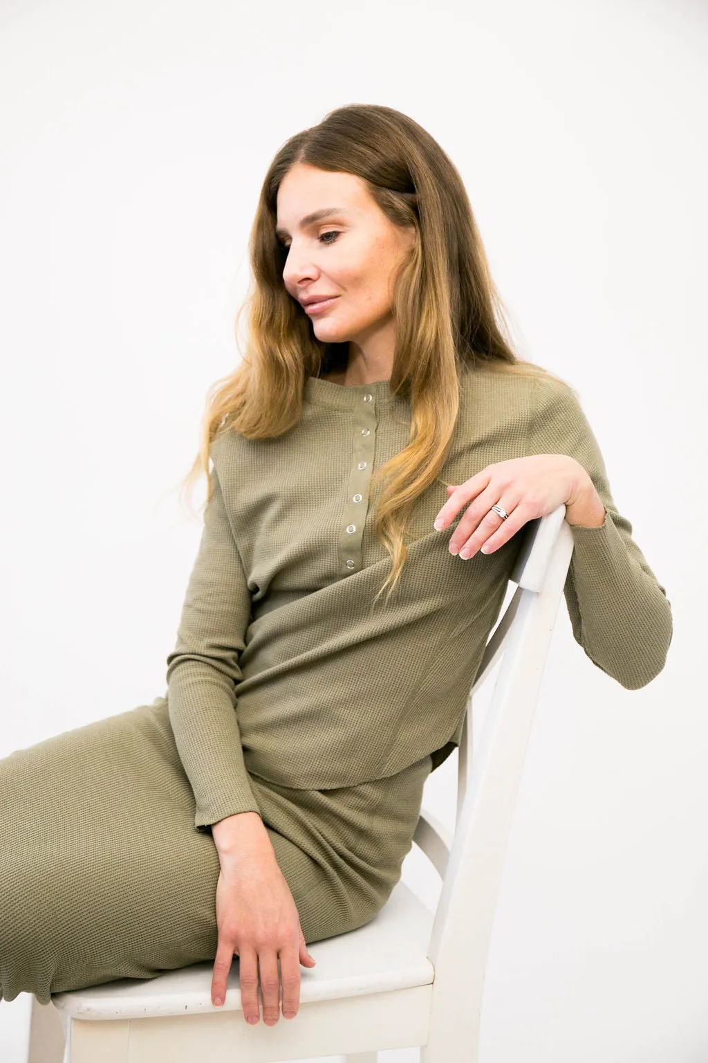 The Waffle Knit Top