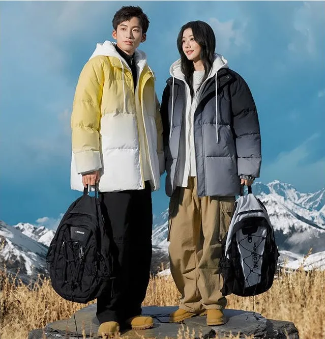 Thickened Water-resistant Quilted Puffer Jacket
