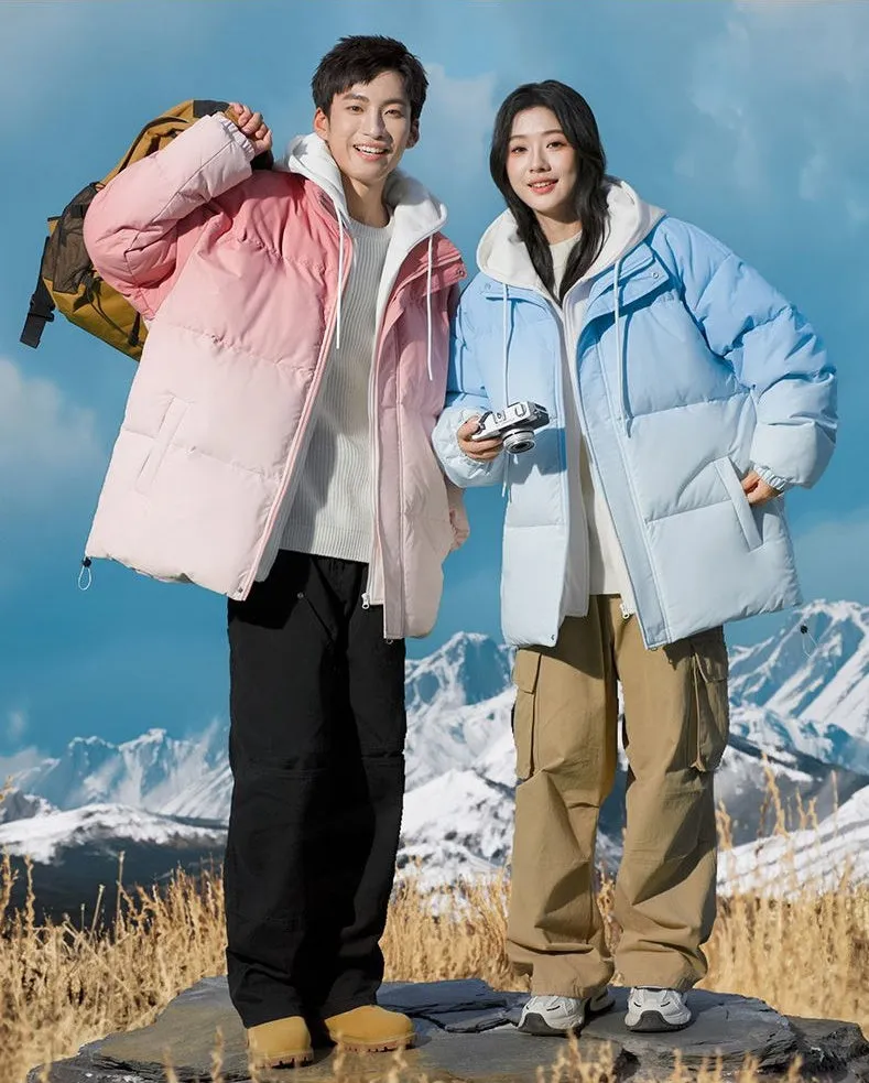 Thickened Water-resistant Quilted Puffer Jacket