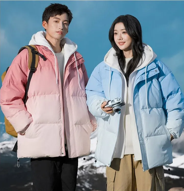Thickened Water-resistant Quilted Puffer Jacket