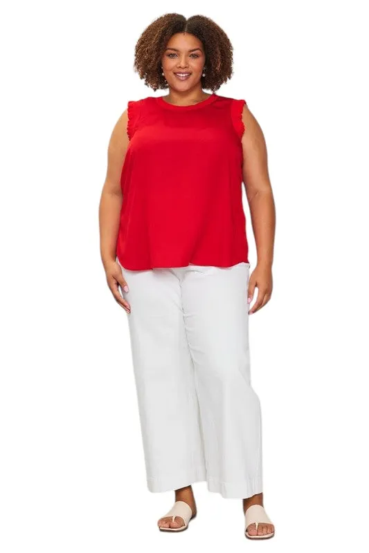 This Sweetest Rose Red Top