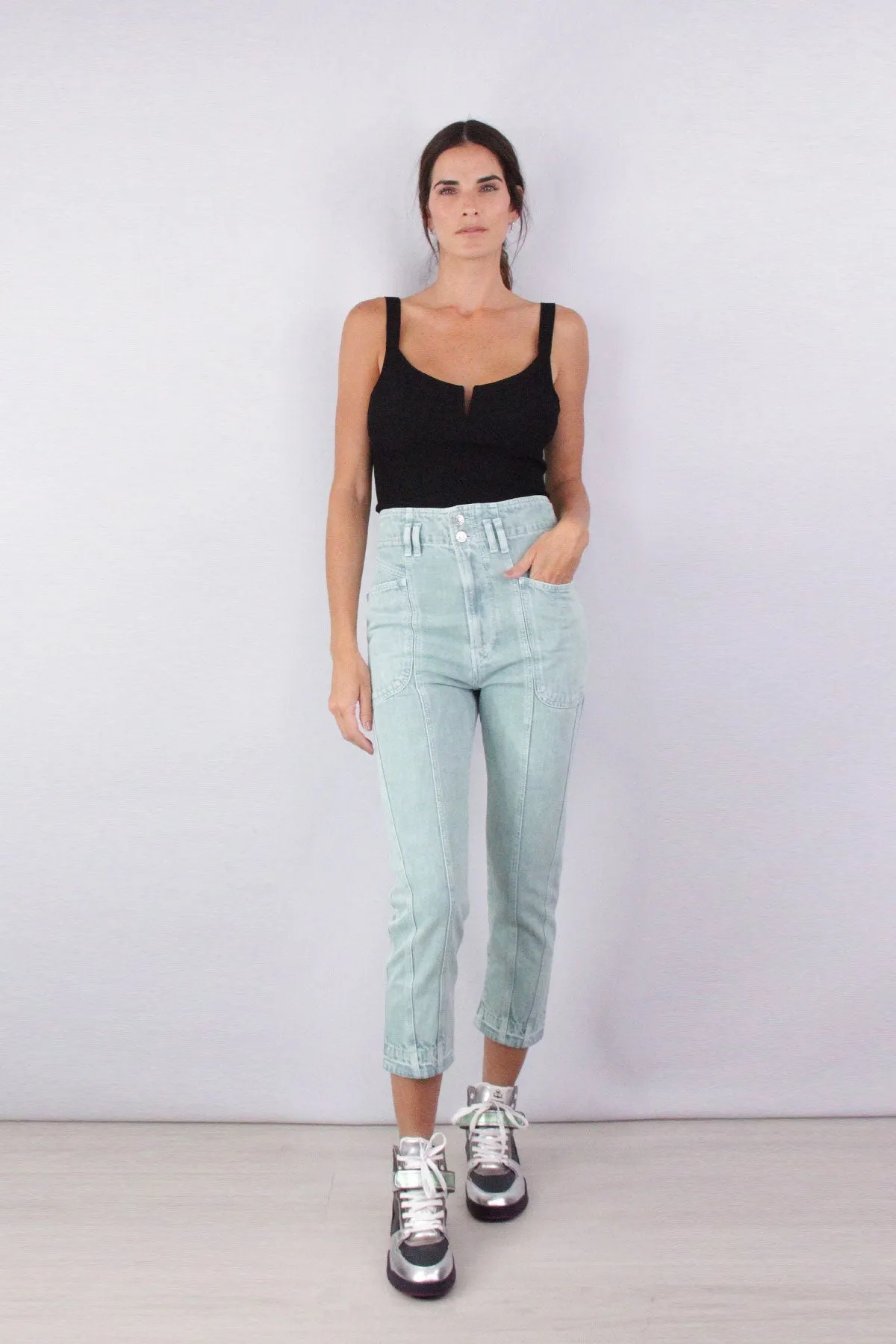 Tindaya Knit Top in Black