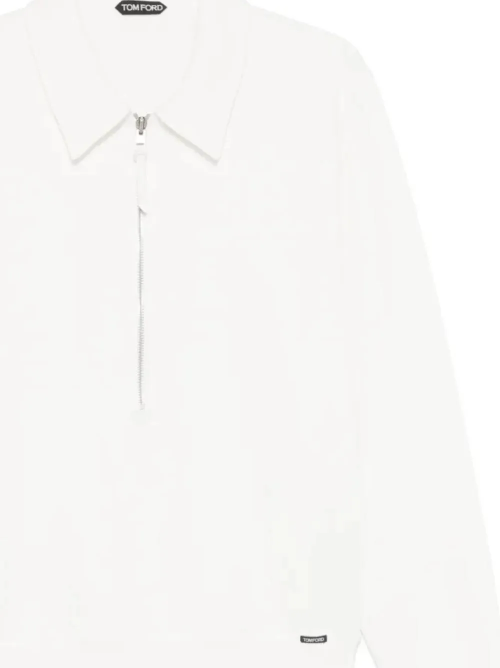 Tom Ford White Polo Collar tröja