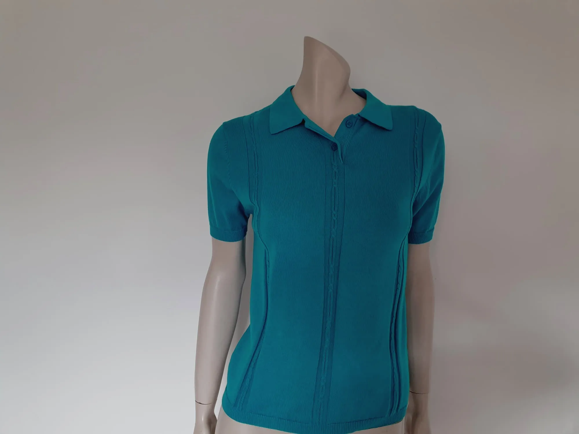 Turquoise Knit Top by Slade - S