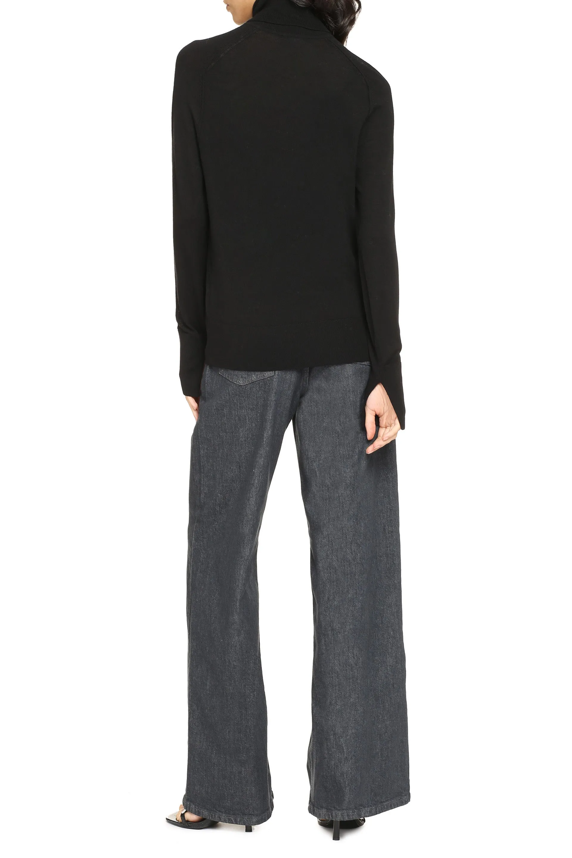 Turtleneck merino wool sweater