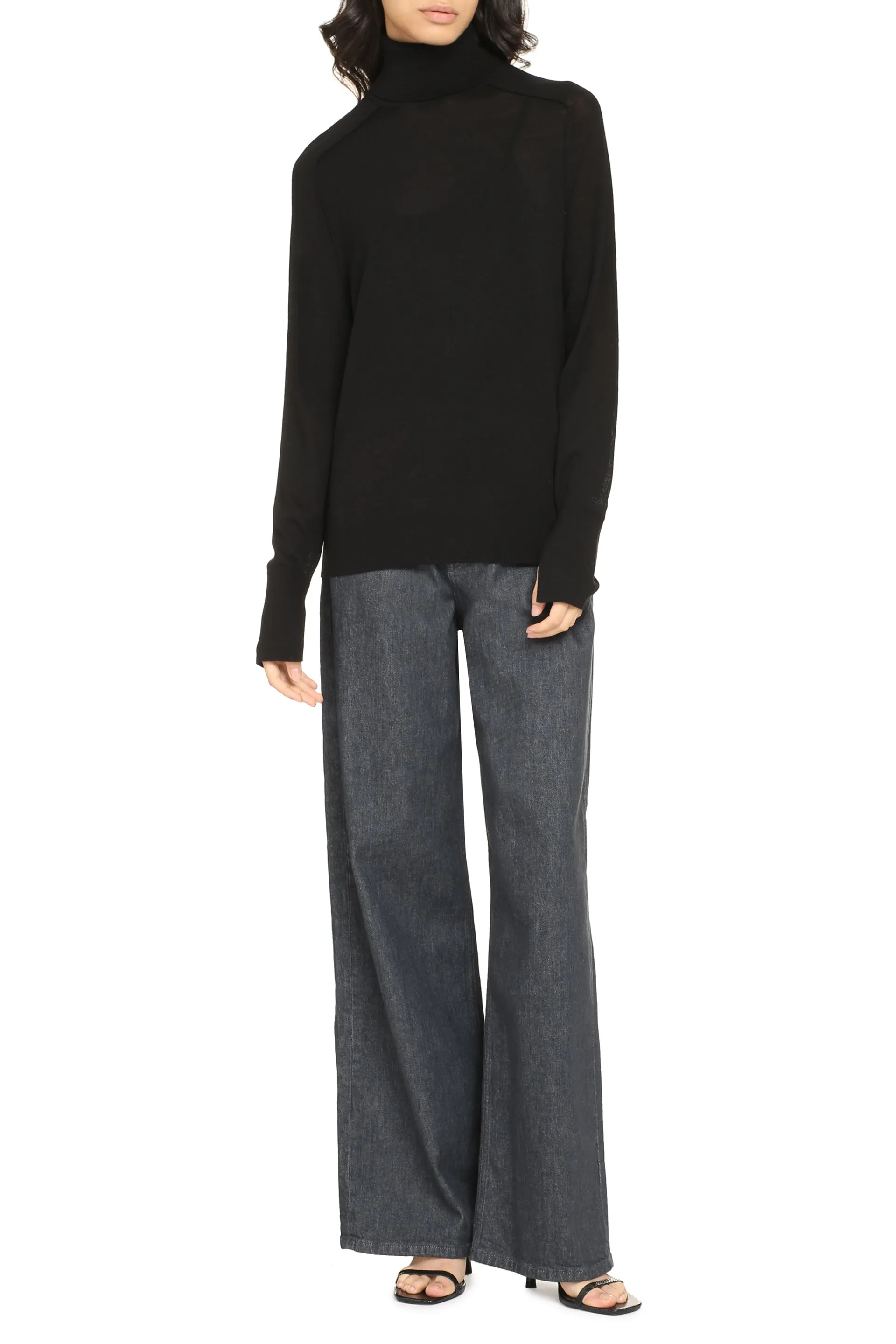Turtleneck merino wool sweater