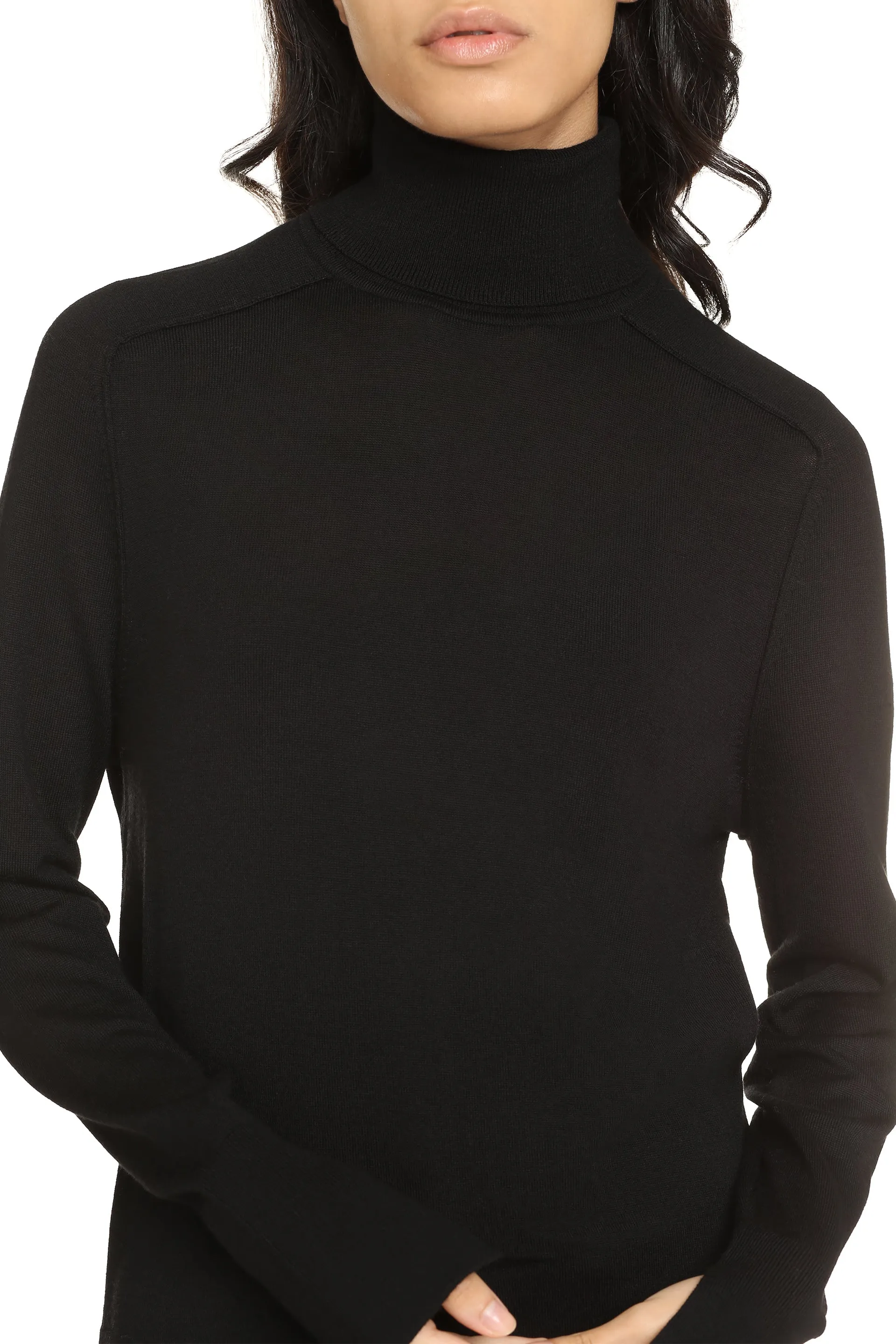 Turtleneck merino wool sweater
