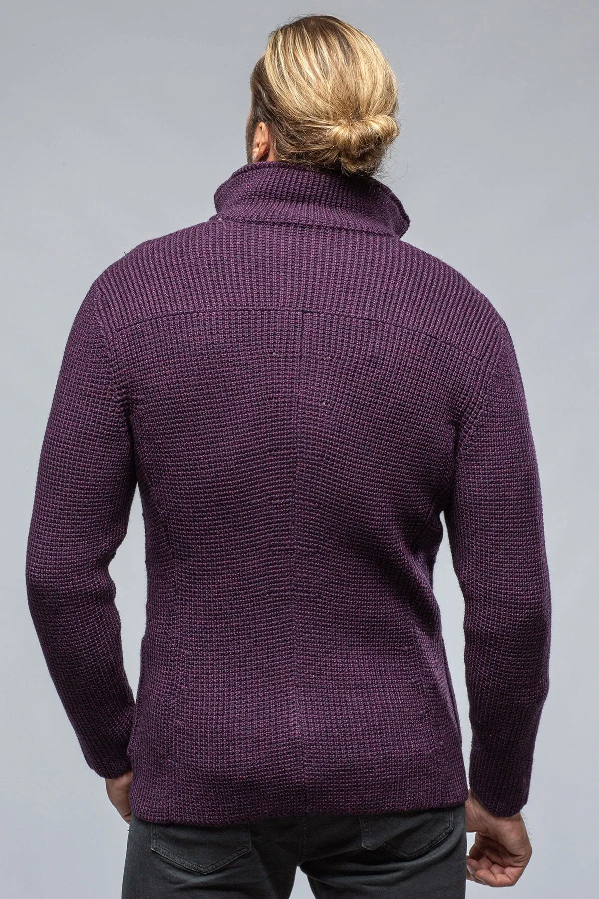 Tuscan Sweater Jacket In Wine