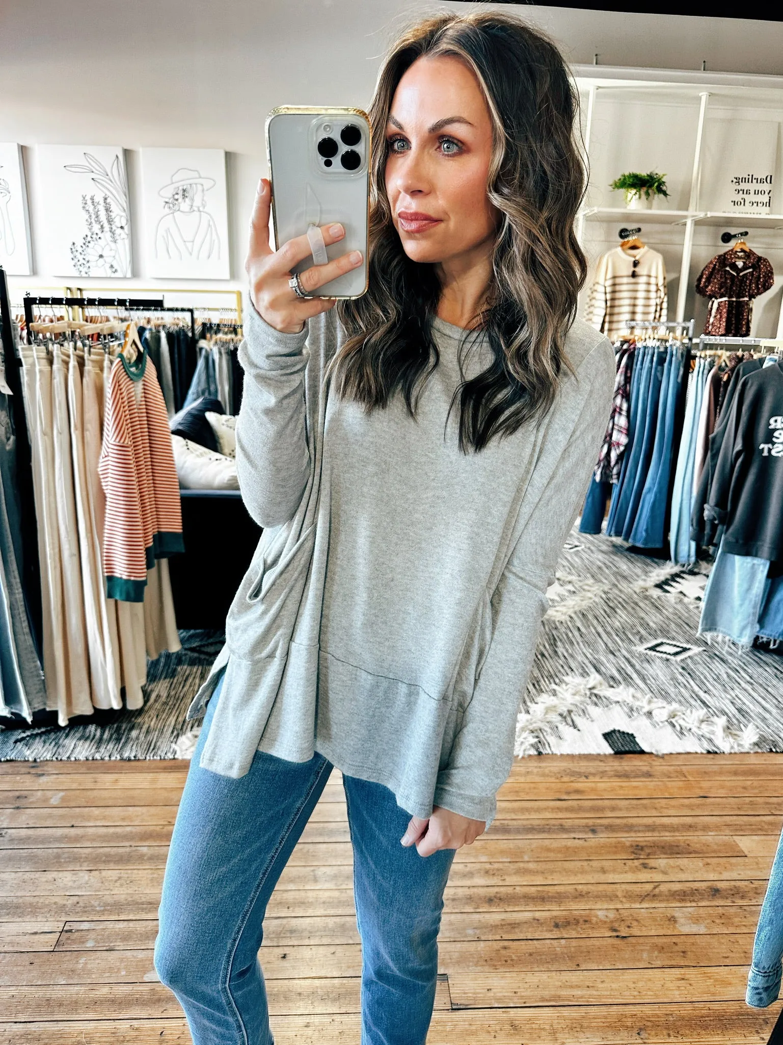 Two Pocket Knit Pullover-5 Colors -ALL SALES FINAL