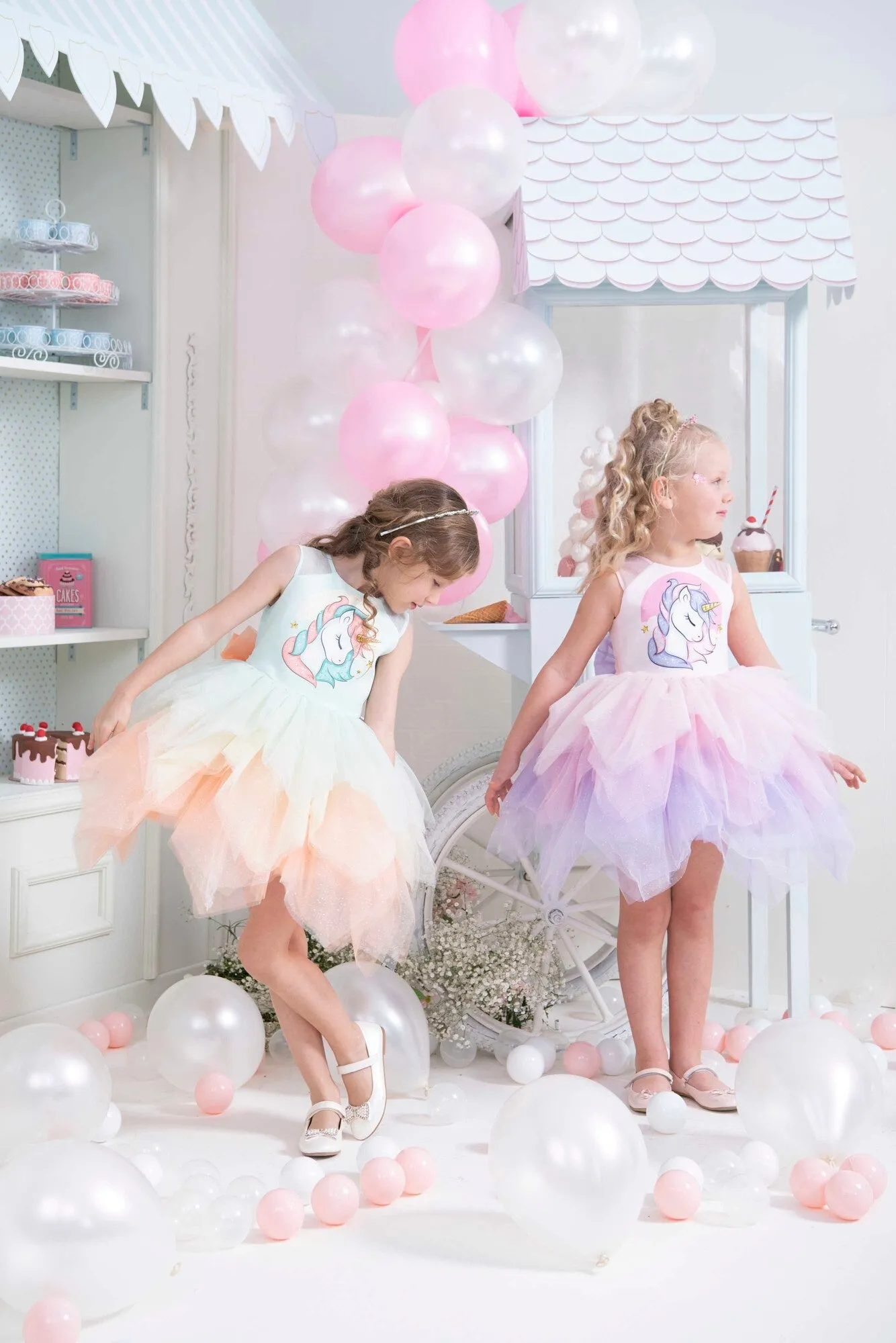 Unicorn Birthday Tutu Dress for Little Girls