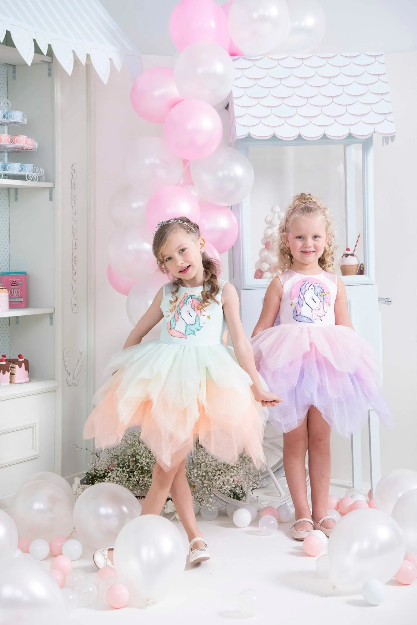 Unicorn Birthday Tutu Dress for Little Girls