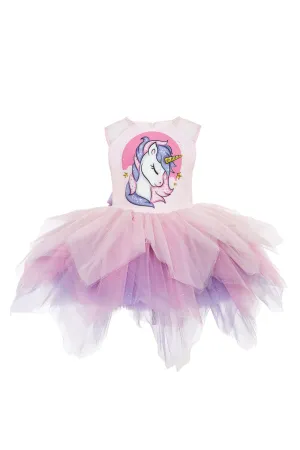 Unicorn Birthday Tutu Dress for Little Girls