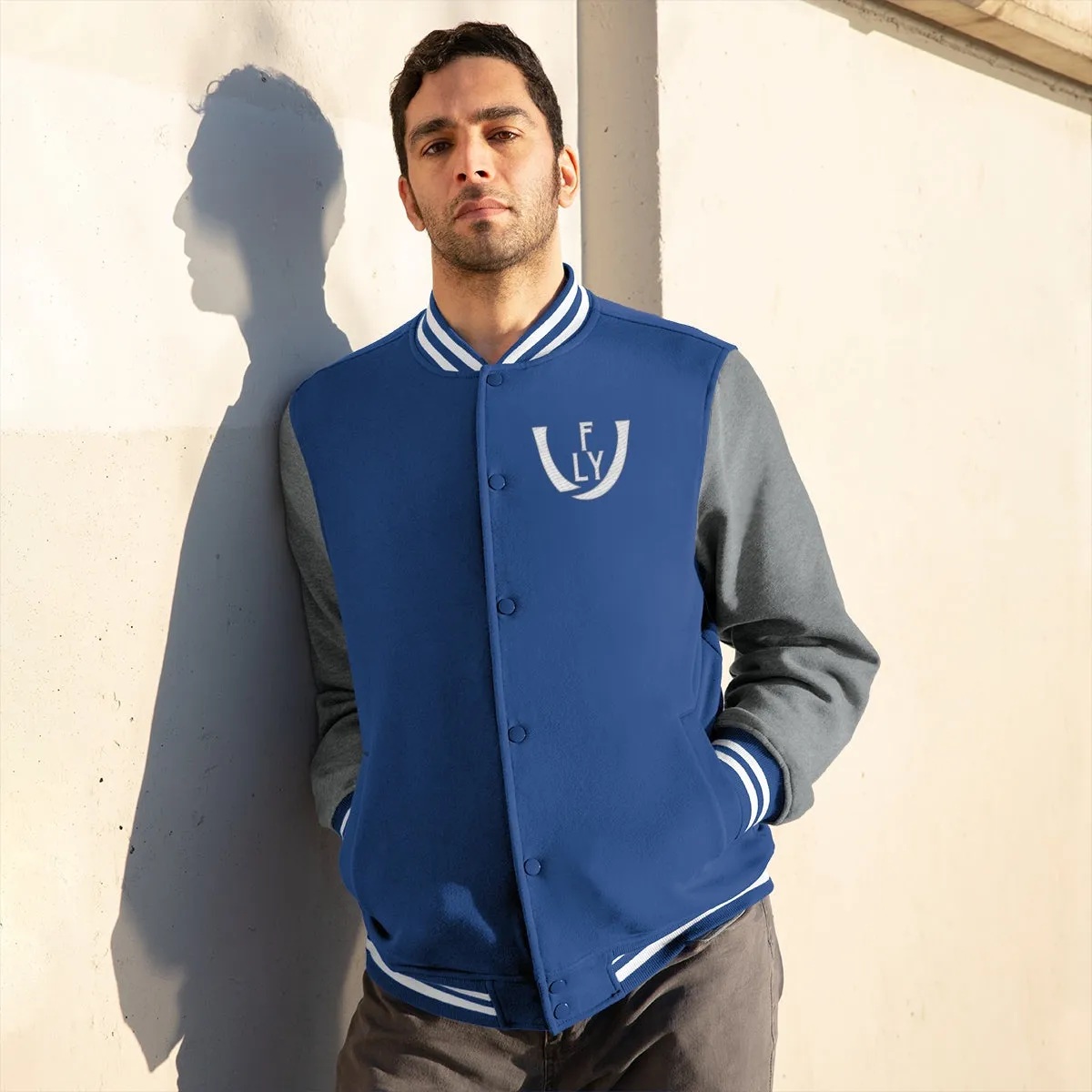 Unidentifly Varsity Jacket (front logo)