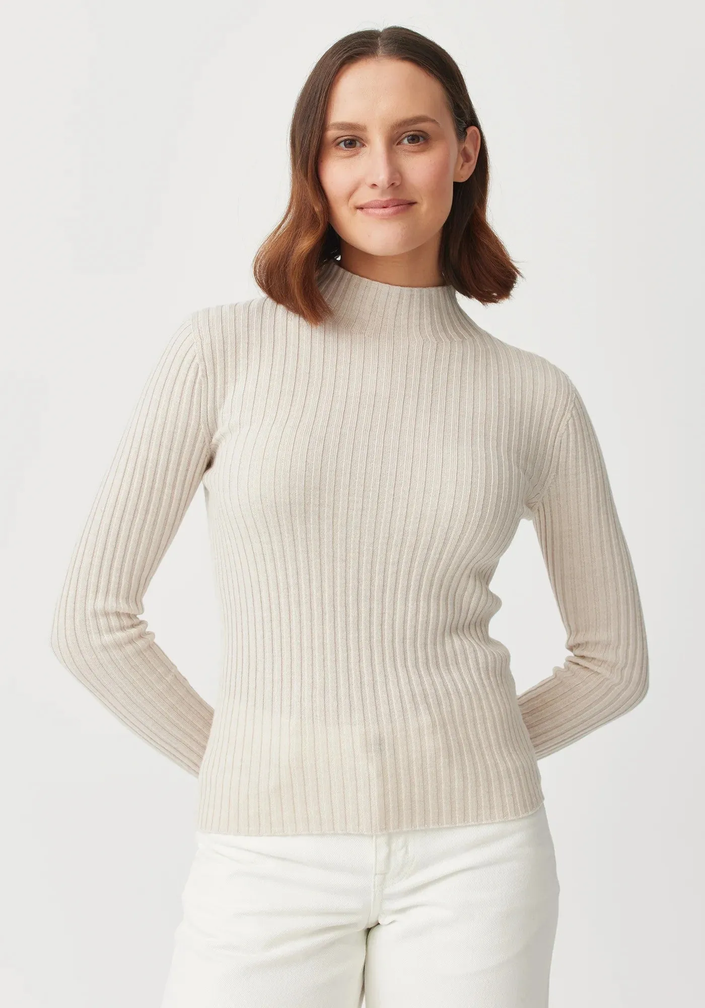 UNTOUCHED WORLD Lucia Funnel Neck