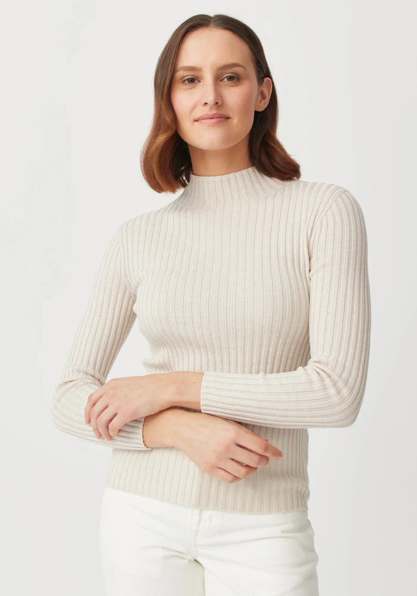UNTOUCHED WORLD Lucia Funnel Neck