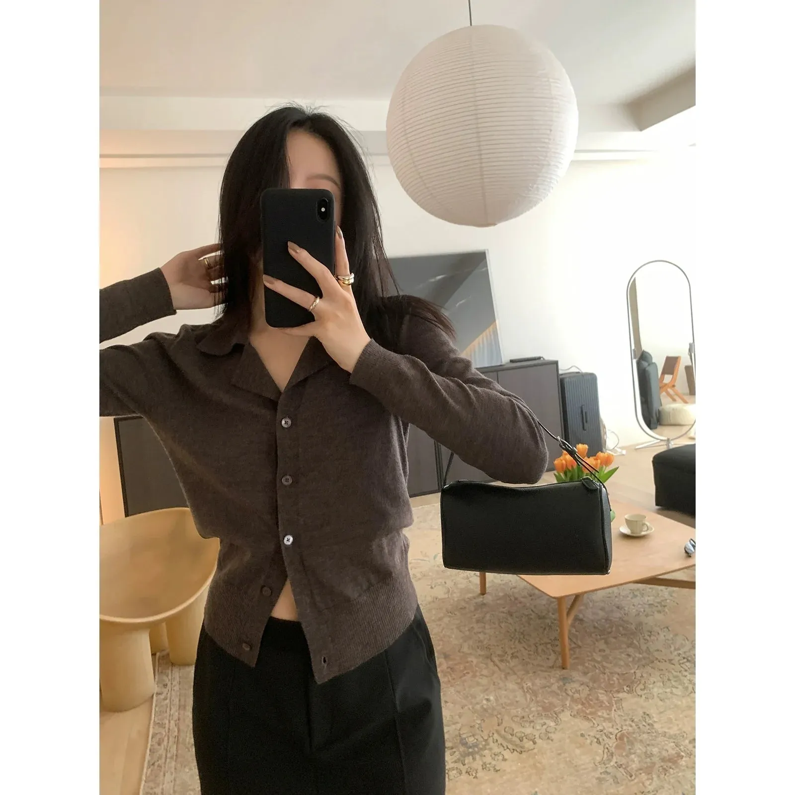Versatile Merino Silk Cardigan Set