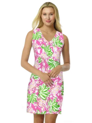 Vintage Knit Dress Sleeveless V-Neck Style 296B91 LPMP