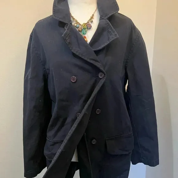 Vintage Paradox Navy Chore Barn Jacket