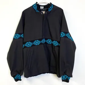 Vintage Walls Western Wear USA Mens XL Rancher Teal/Black Canvas Work Chore Coat Jacket