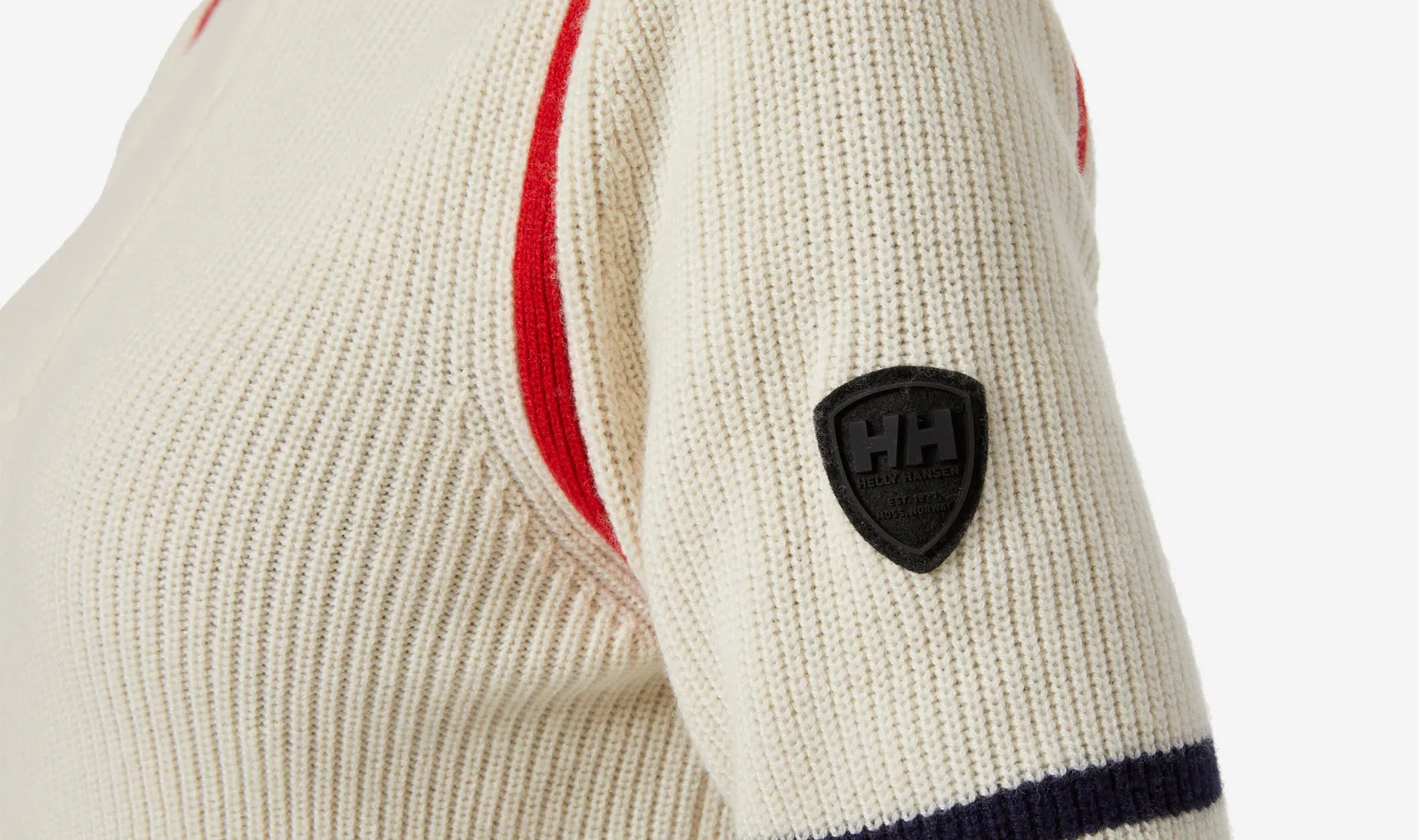 W EDGE KNITTED SWEATER, Snow