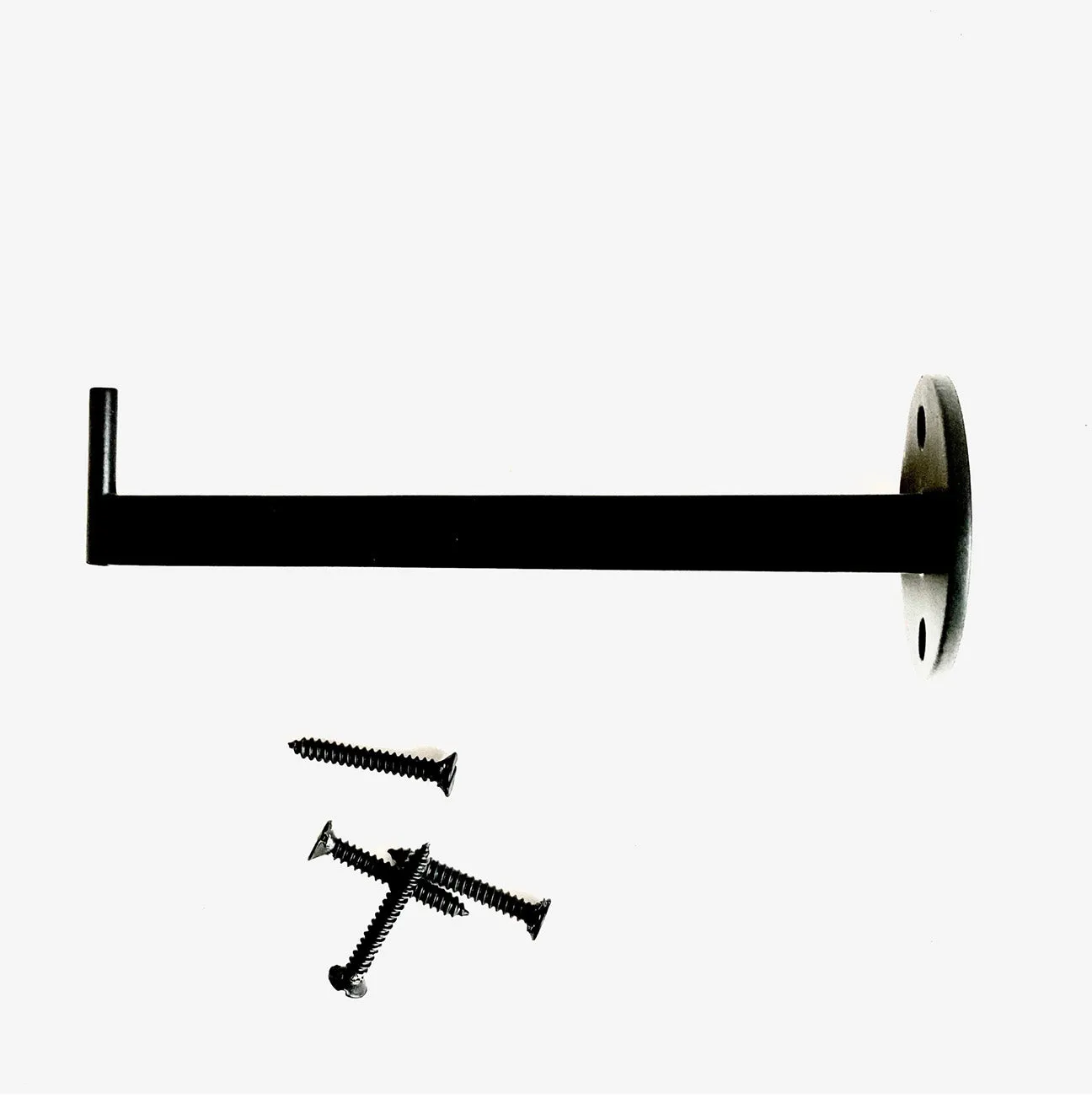 Wall Hook - Matte Black - 6" Long