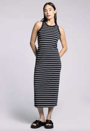 Walter Dress -- Black Taupe