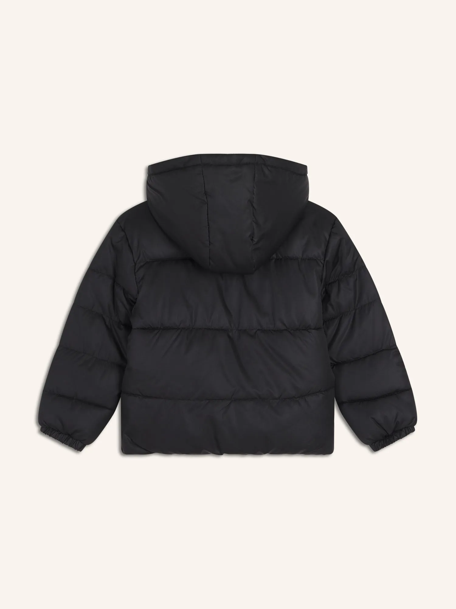Water-Resistant Quilted Graphic Puffer Jacket for Girls