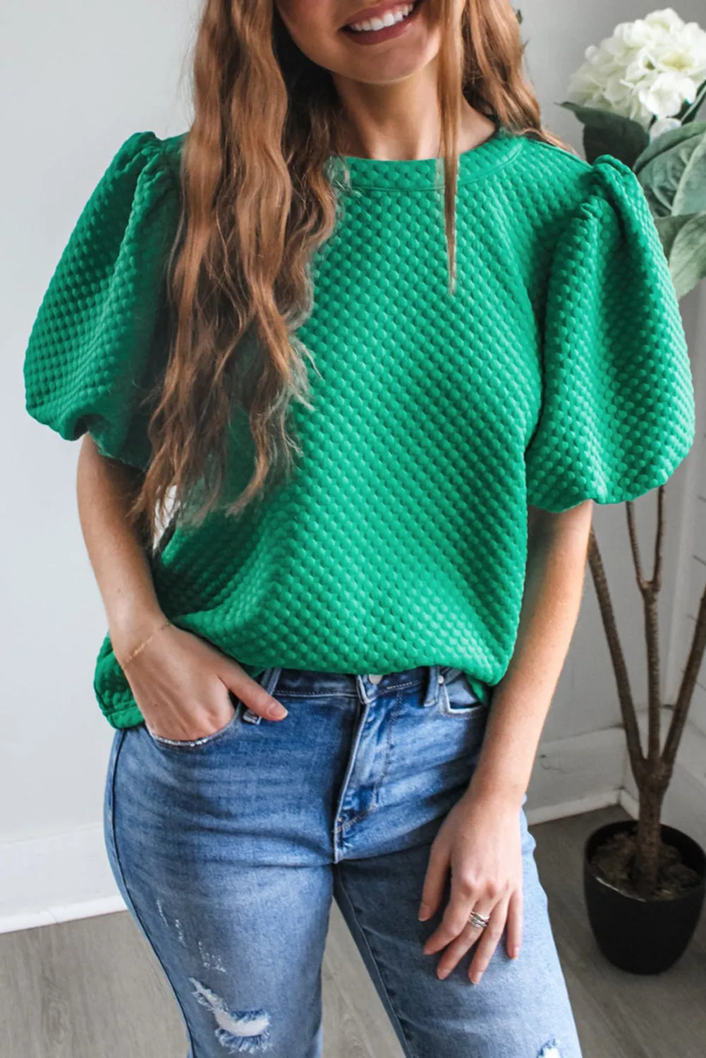 Wendi Textured Top (More Colors)