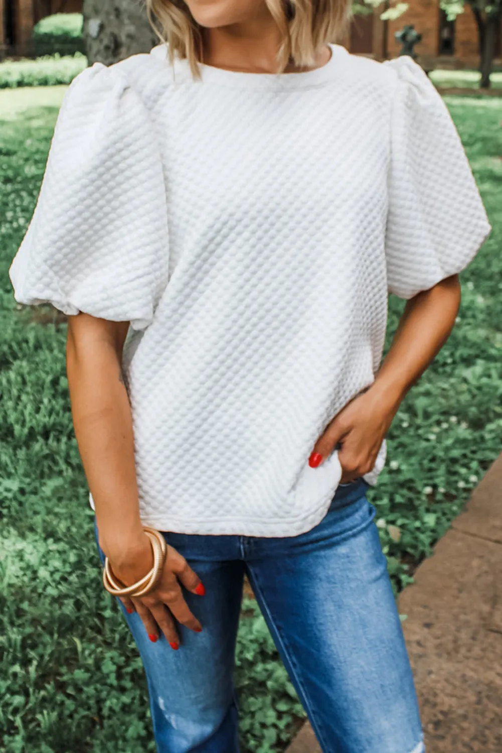 Wendi Textured Top (More Colors)