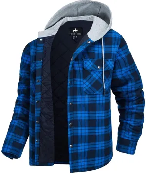 West Louis™ Cotton Flannel Lined Plaid Jacket