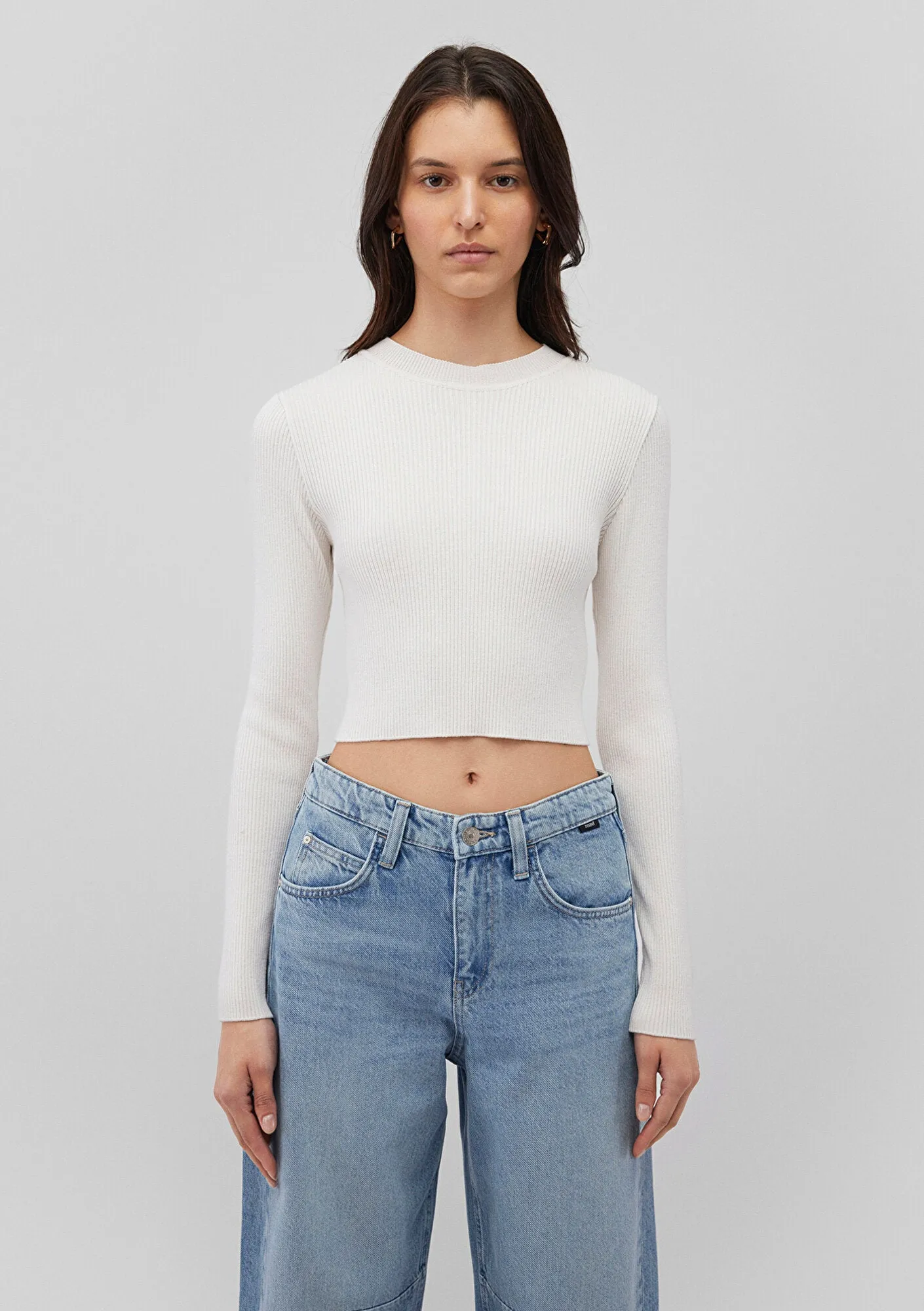 White Crewneck Sweater