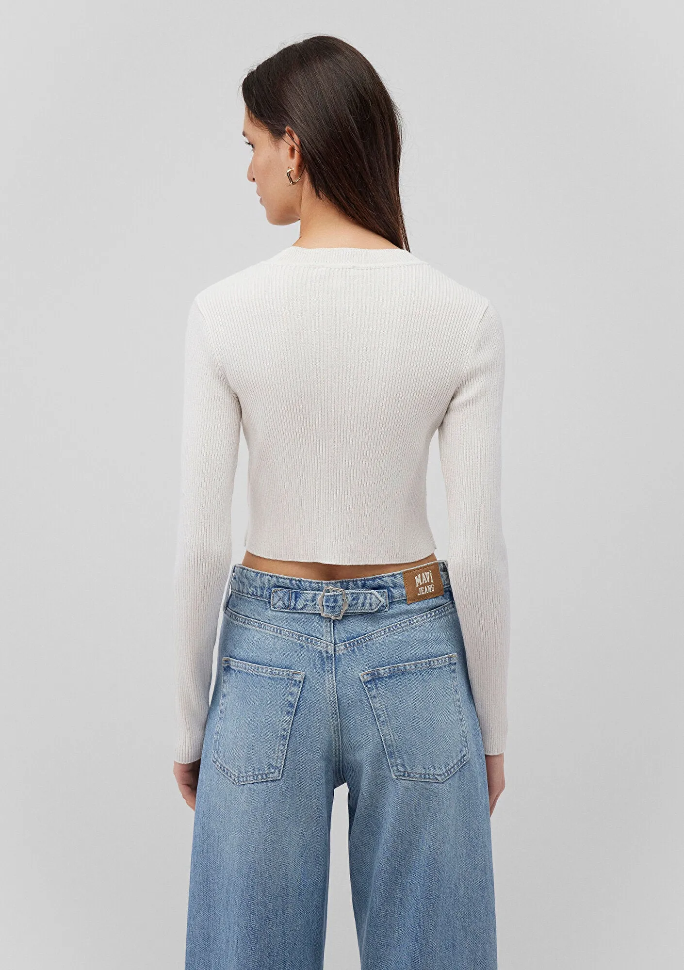 White Crewneck Sweater