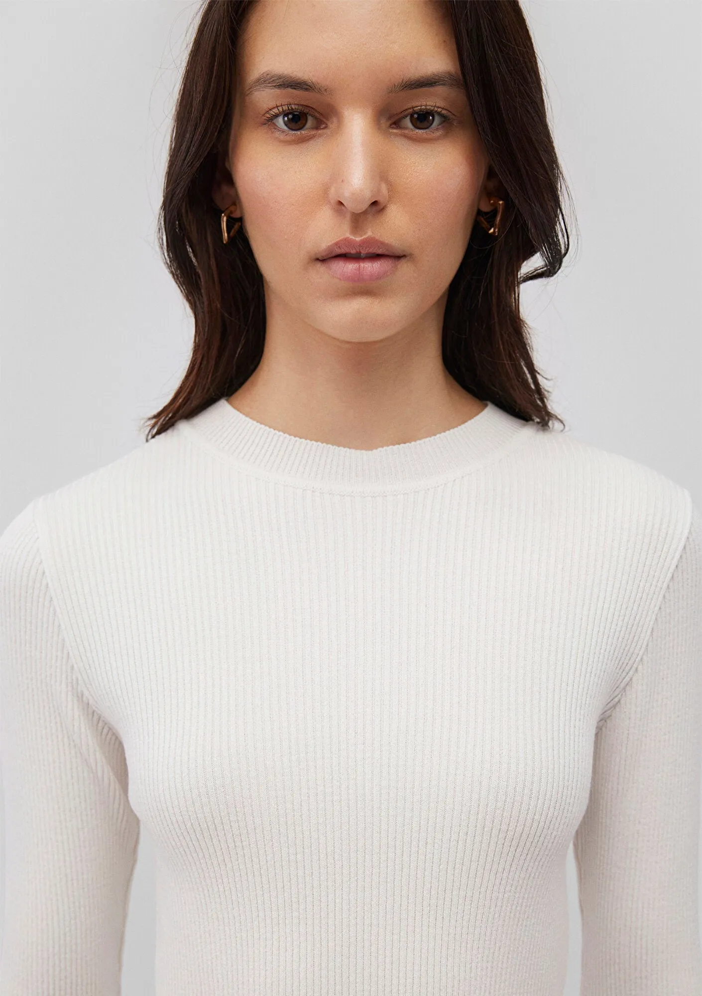 White Crewneck Sweater