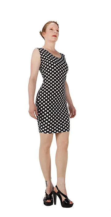 White Polka Dot Dress
