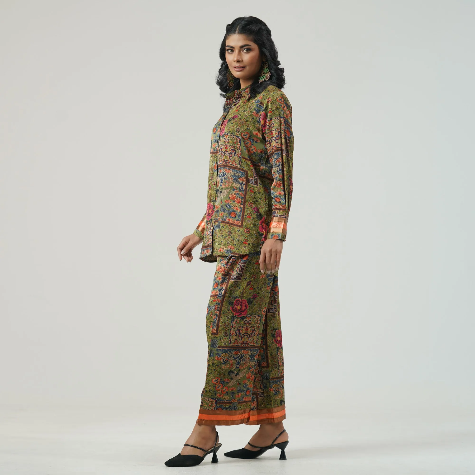 Womens Olive Co-rod Set