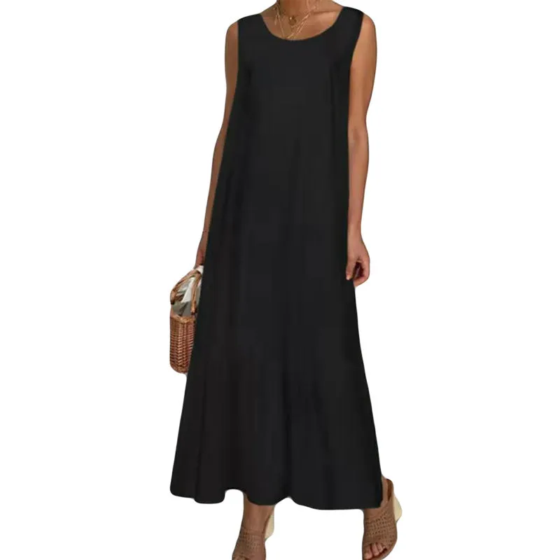 Women's Tank Top Sleeveless Breezy Maxi Dress