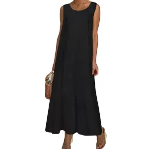 Women's Tank Top Sleeveless Breezy Maxi Dress