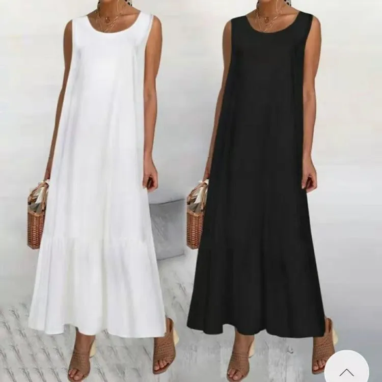 Women's Tank Top Sleeveless Breezy Maxi Dress