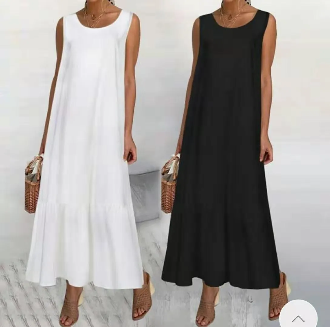 Women's Tank Top Sleeveless Breezy Maxi Dress