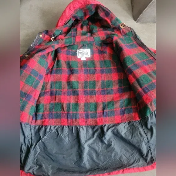 Woolrich Womens Red Utility Jacket