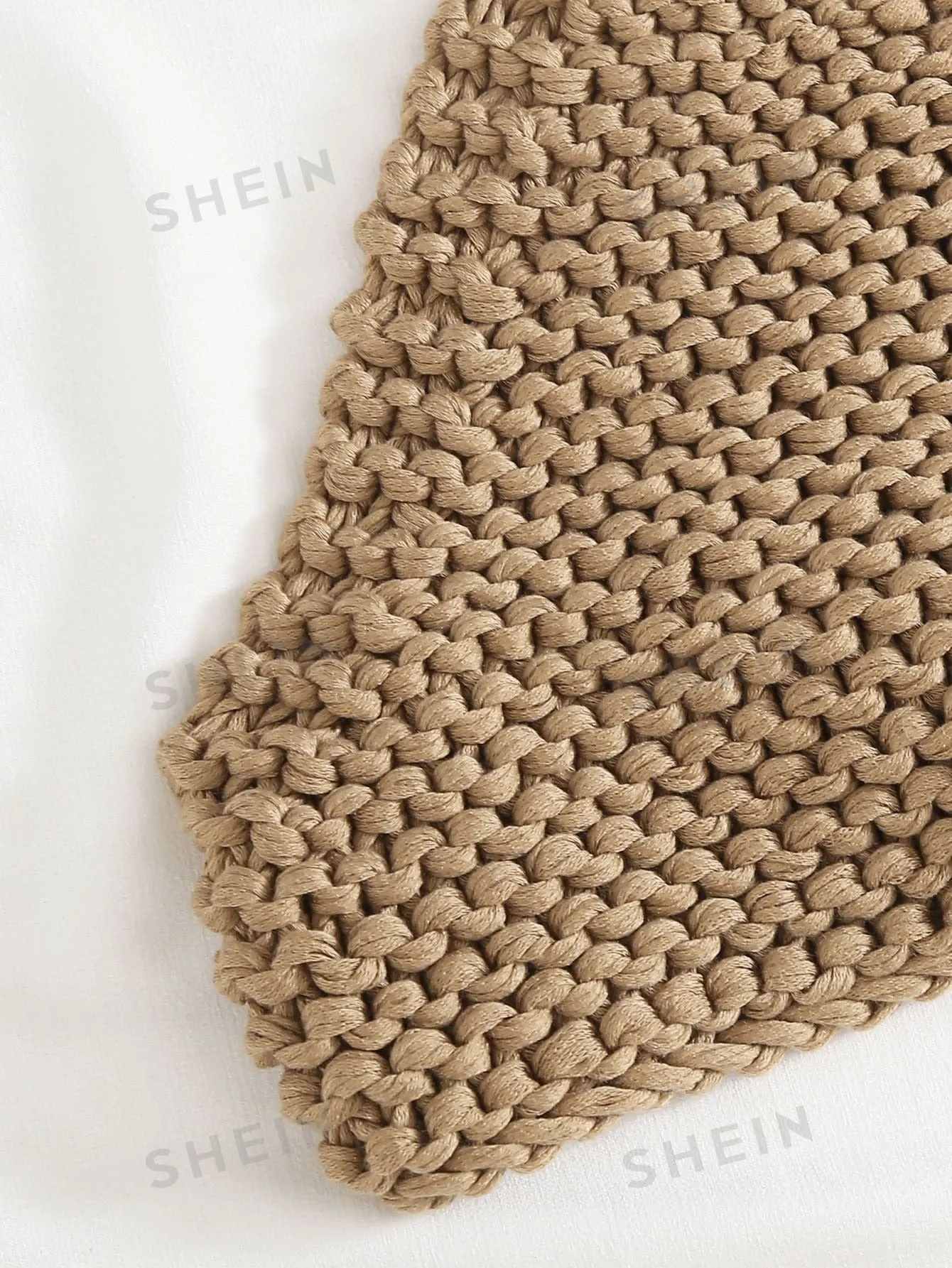 WYWH Tie Back Crop Knit Top